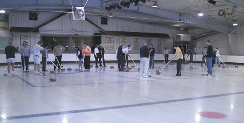 Large group curling photo
