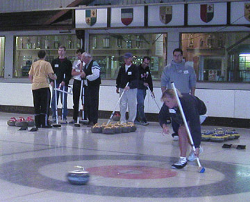 Stone release in curling