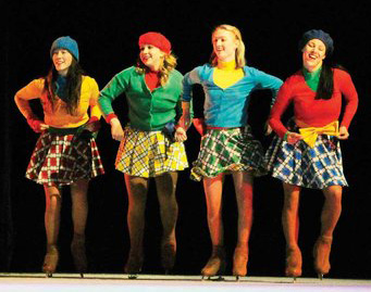 Dollywood Christmas On Ice performance